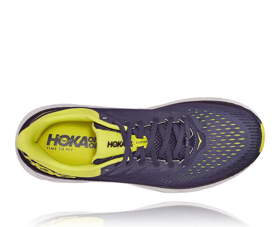 Zapatillas Running Hoka One One Hombre - Clifton 7 - Azul Marino - GWK540136